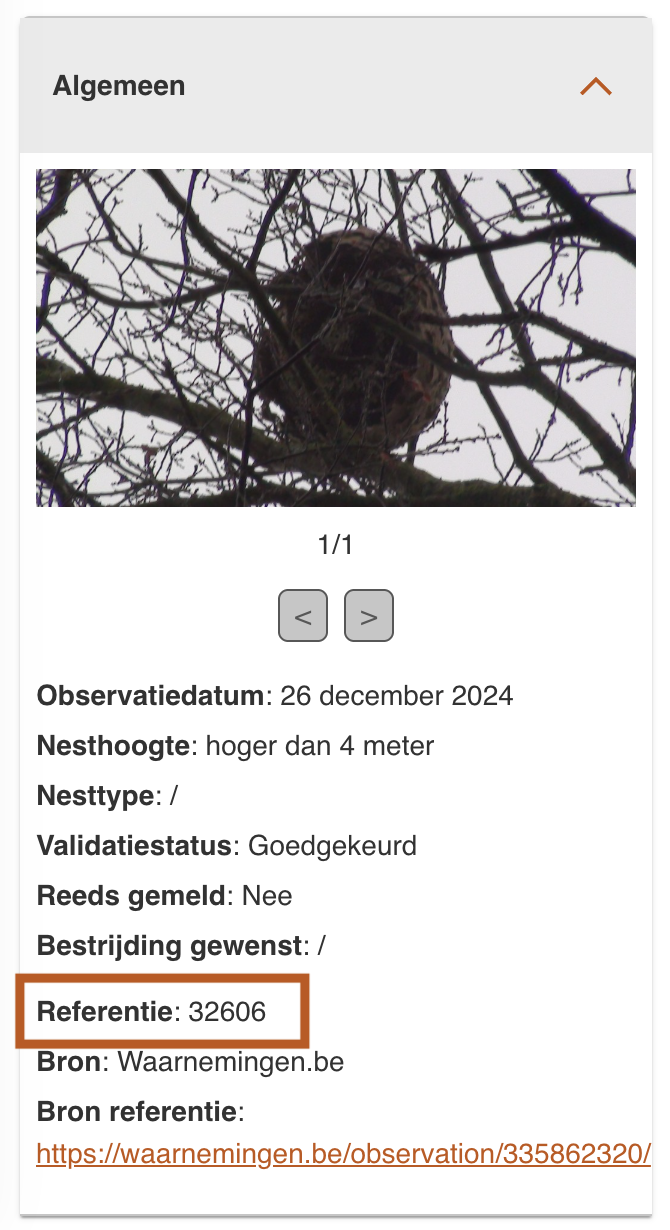 melding identificatienummer